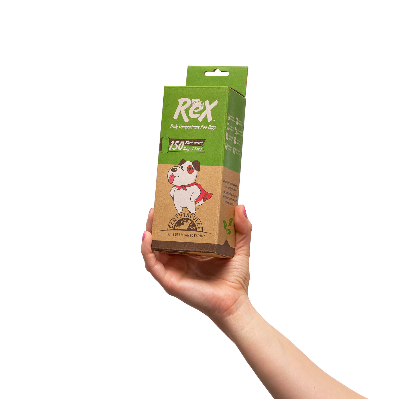 150 Certified Compostable Poo Bags
